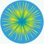 Ontplooien: Beeldmerk van Mimosa op een blauwe achtergrond